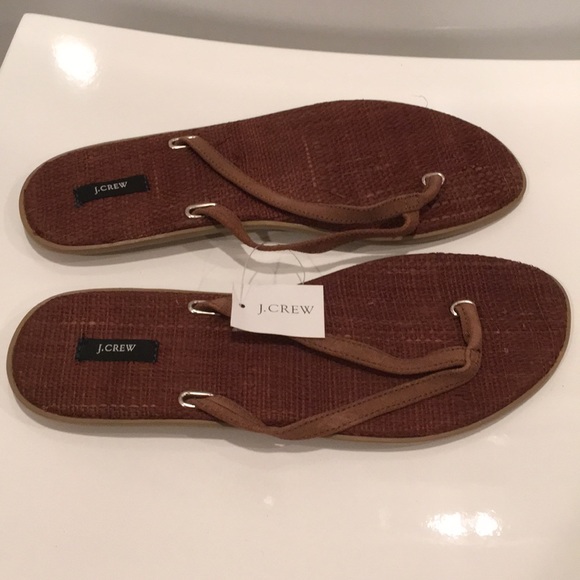 J Crew Sandals NWT Size 8 "Tatami" Style - Picture 7 of 10
